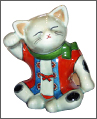 『有田焼招き猫』(佐賀県有田町)